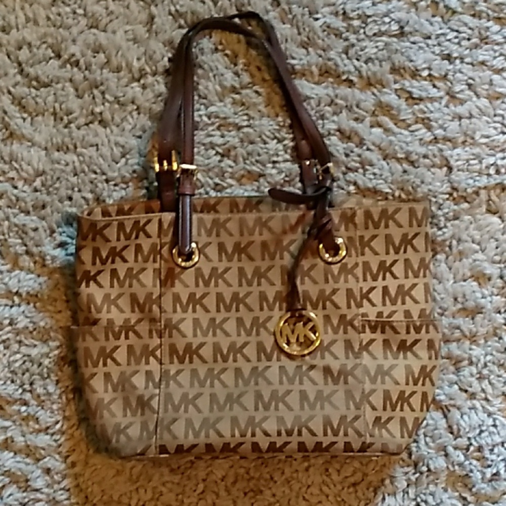 Michael Kors Brown Logo Purse